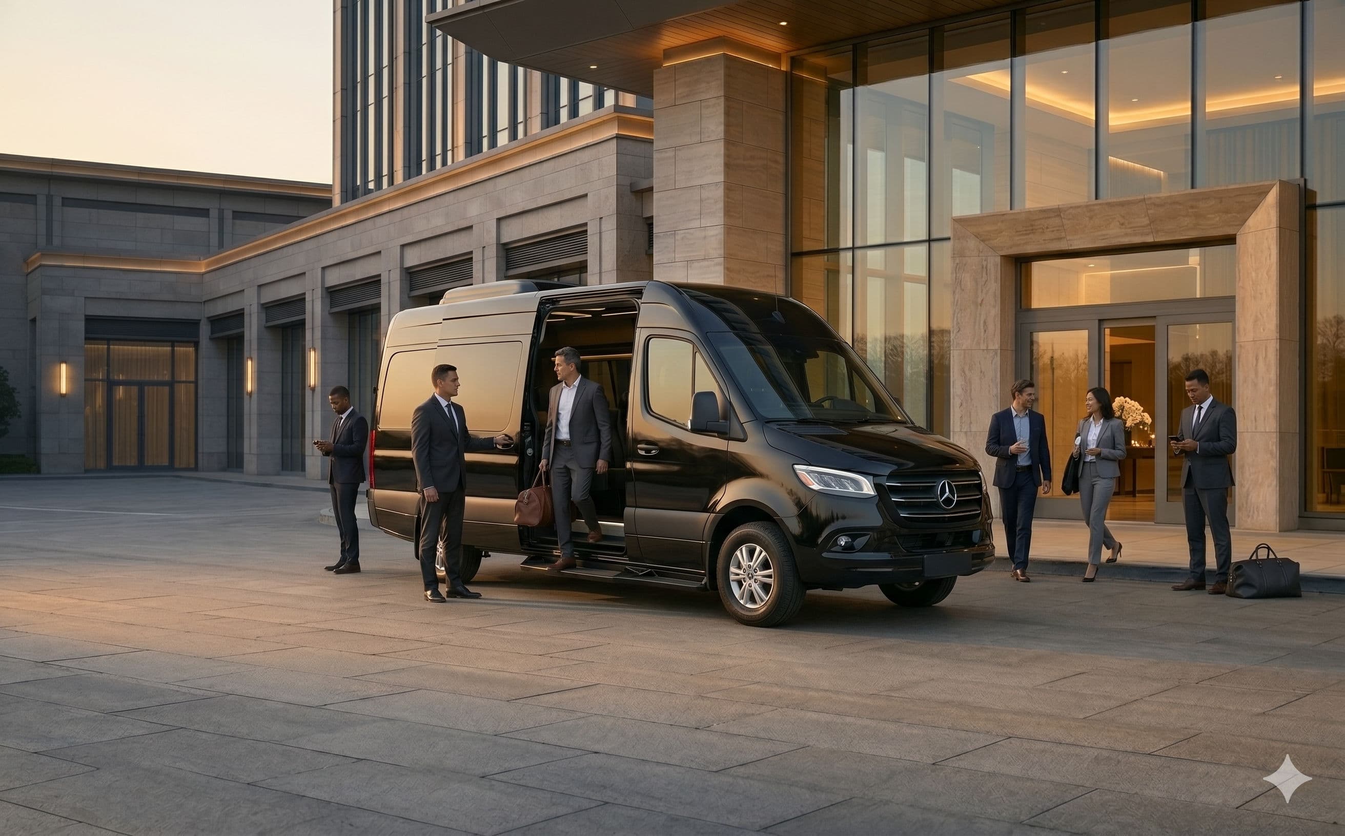 Executive Sprinter service for group transportation and corporate mobility